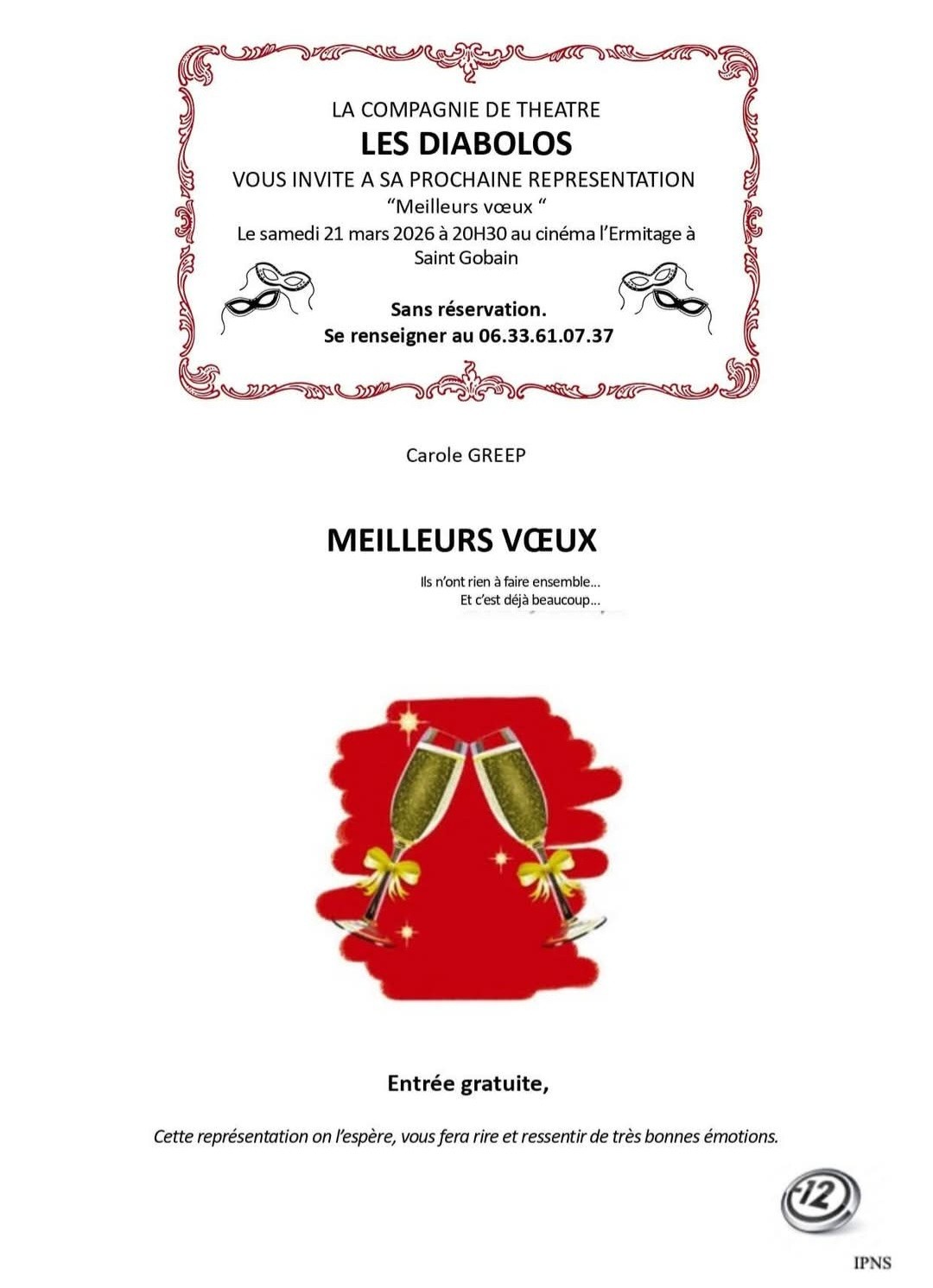 les diabolos - meilleurs voeux