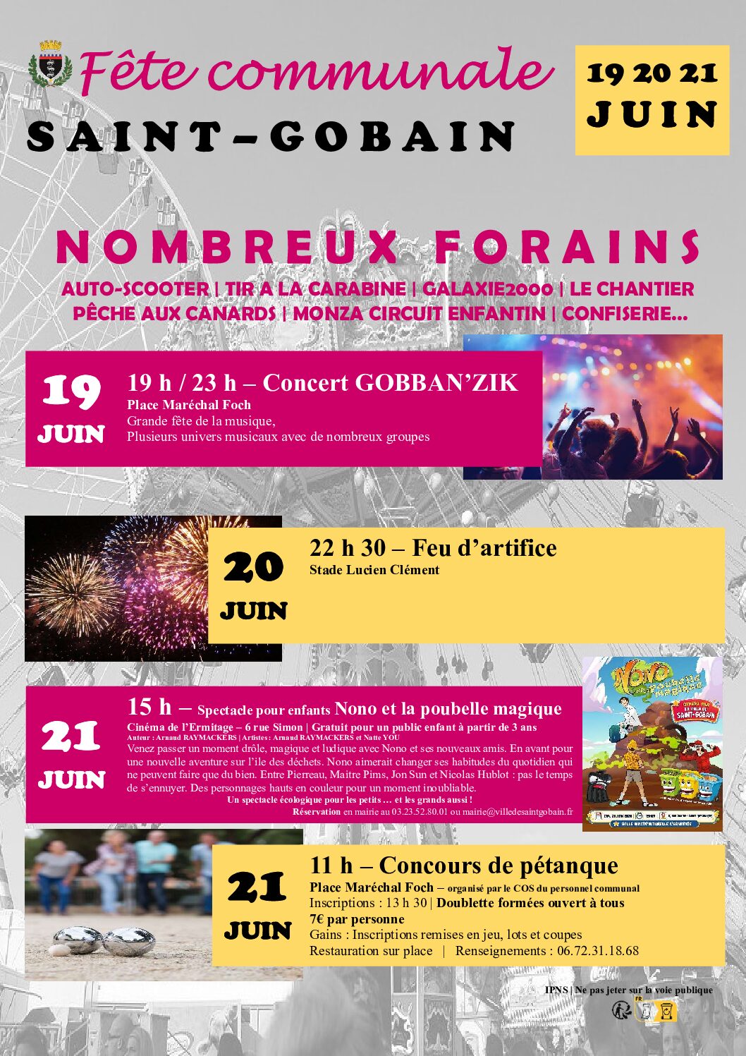 Fête communale 2026 - affiche